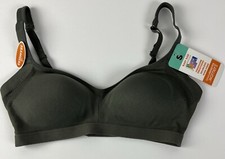 Warners Womens Bra Small Blissful Benefits Smoothing RM3911W Gray G13