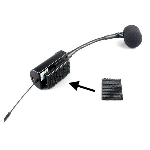 UHF Wireless Instrument Mikrofon Dual Kanäle 2 Mic für Akkordeon Gitarre Pipa - Bild 5 von 6