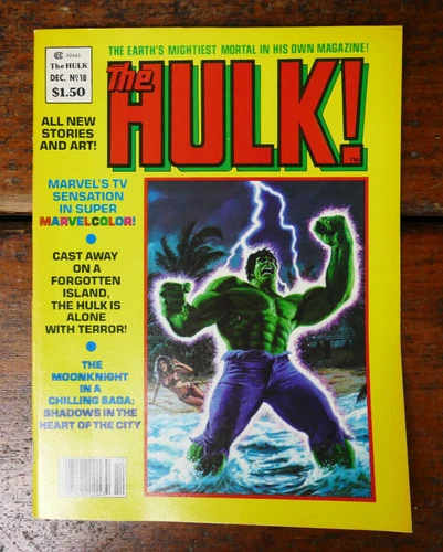 Vintage THE HULK #18 - 1979 Marvel Curtis Comics Magazine Moon Knight - VF/NM