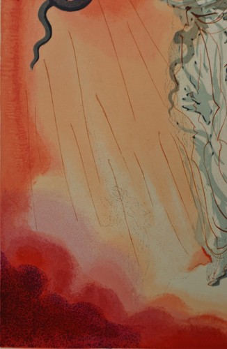 Salvador Dalí : Hell 21, Devil Black, Original Engraving, 1960, Divine Comedy - Picture 6 of 9