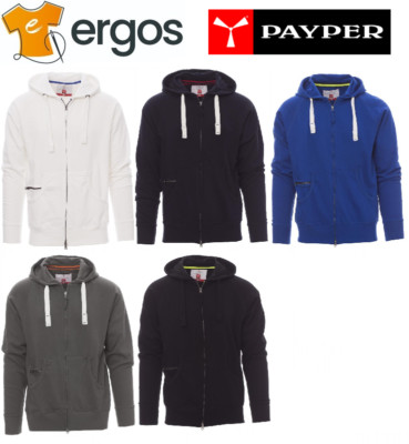 Payper HAWAII+ Mens Hoodie Full Zip Pockets Work Pouch