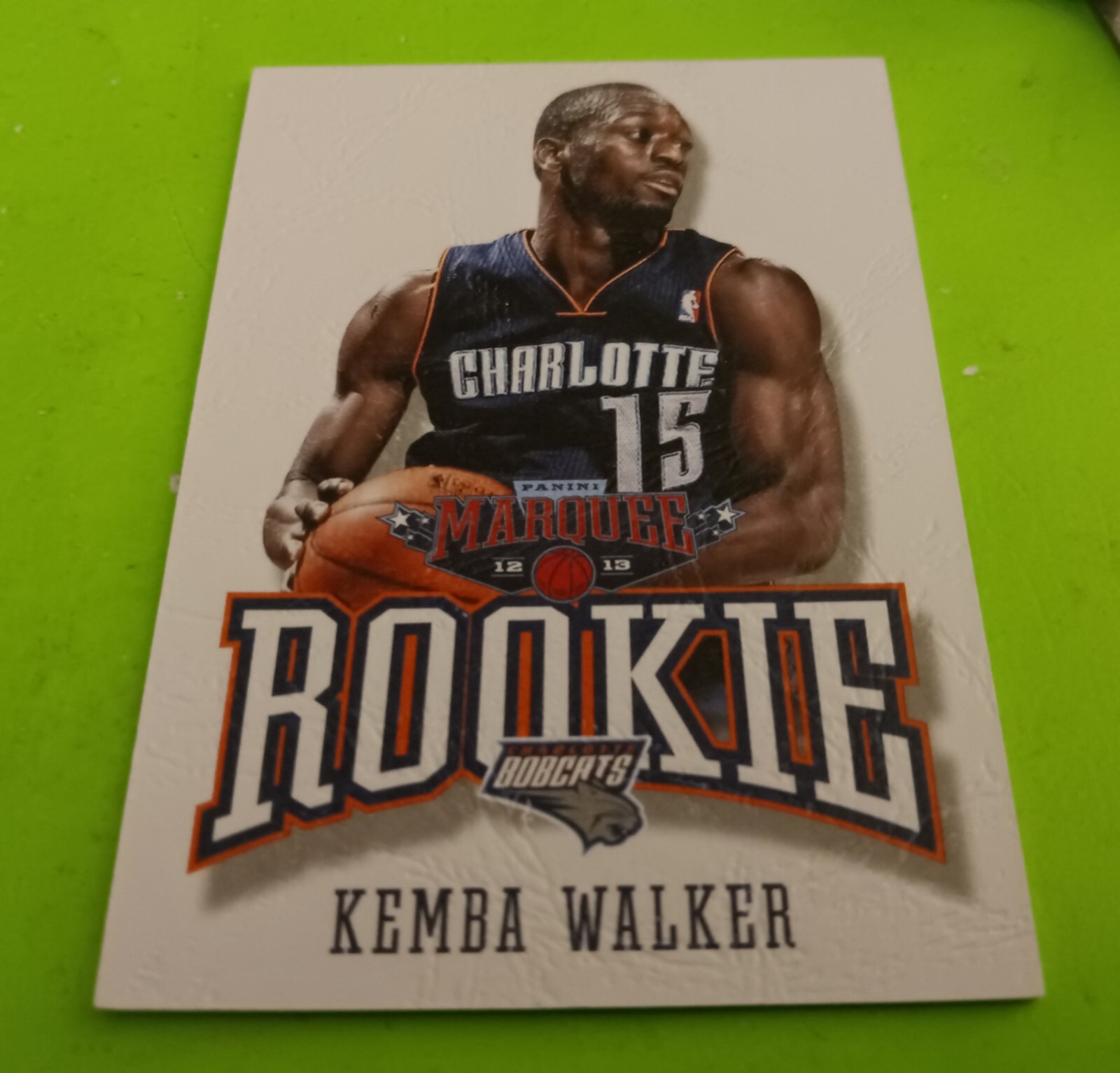 2012-13 Kemba Walker Panini Marquee Leather Group 4 ROOKIE Card #402 MINT HTF 🔥