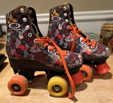 Street Runner Butterfly Pattern Size Kids 1 EU 32 Multicolor Skates