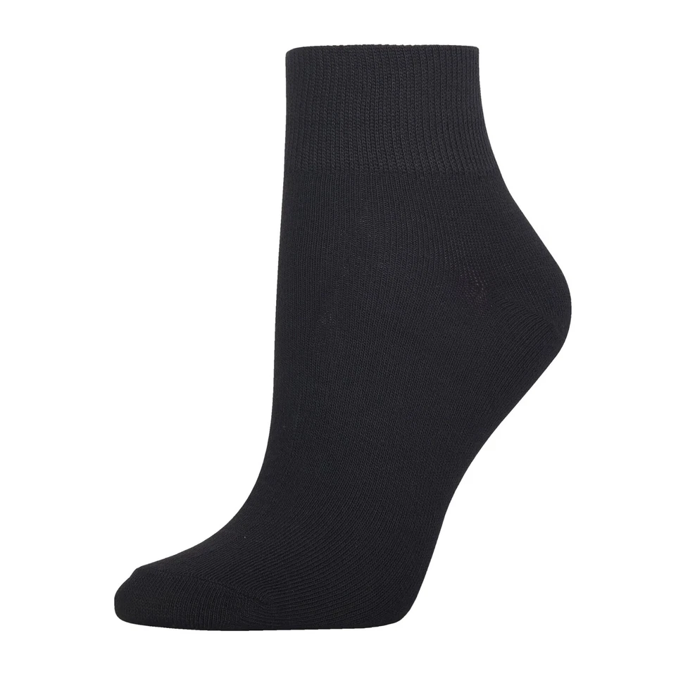 Calcetines de vestir negros cuartos para hombre mujer deportivos lisos talla 6-8 9-11 paquete de 10-13 Foto 3 de 4