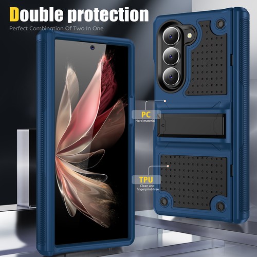For Samsung Galaxy Z Fold6/5 Shockproof Hinge Protection Stand Case Screen Cover - Picture 25 of 69