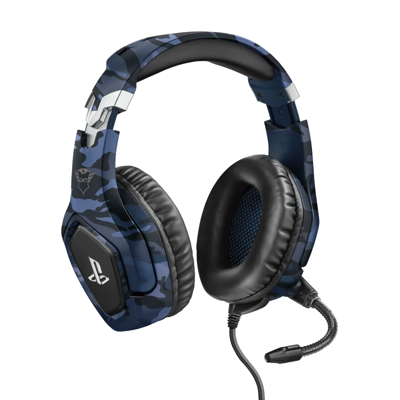 Auriculares Trust GXT488 Forze-B Camo azul -Licencia oficial