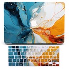 Liquid Marble Case +Keyboard Cover For Macbook M4 Air 13 15 Pro 14 16 11 12 inch