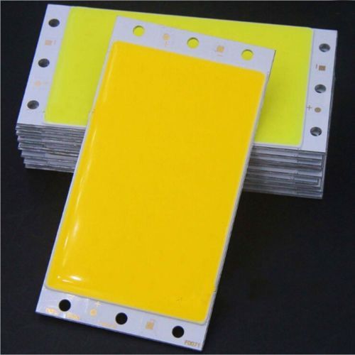 15W 94X50MM 9450 warm white COB LED Panel Strip Lights DC12v F DIY car lamps