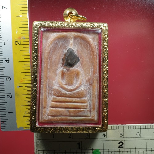 Phra Somdej Stone Carve From Samroyord Moutain Thai Buddha Amulet # 2 - Picture 8 of 9