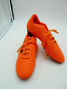 botines adidas naranja y negro