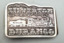 Silverton Durango Rio Grande 476 Railroad Silvertone Belt Buckle - 1975