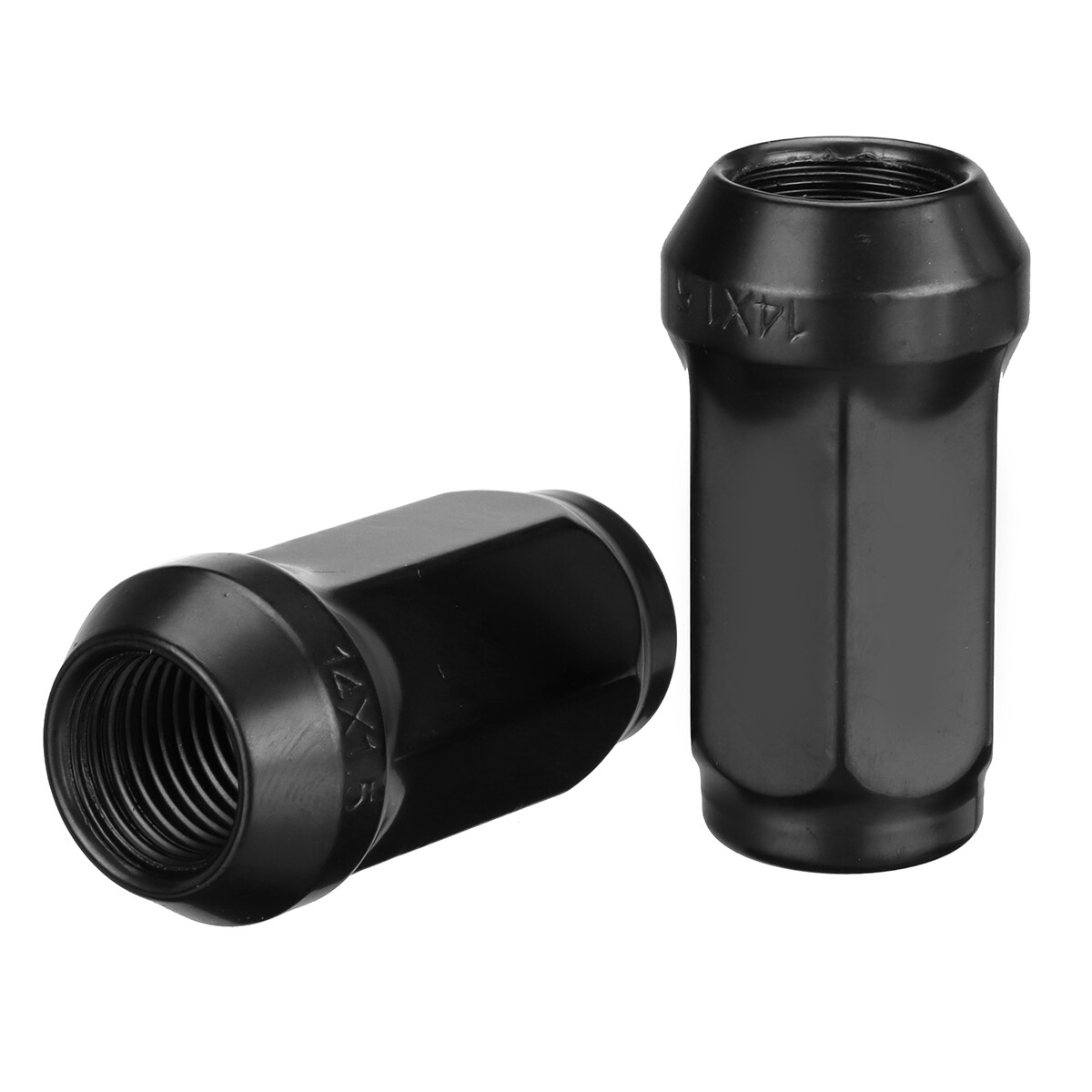 20x Alloy Wheel Nuts For Ford transit Custom 2013 > 2022 45mm Black