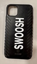 Custodia iPhone 11 Pro Max SWOOSH Nike nera bianca custodia robusta uomo donna air