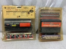 Century BPI-300 Power Inverter DC-300W AC & Schumacher PI-375 DC-AC NOS NIB