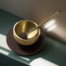 Mini Meditation Sound Bowl Kit Tiny Sturdy Multifunctional for Traveling