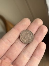 Old 1891 DENMARK 2 ORE Danish Coin