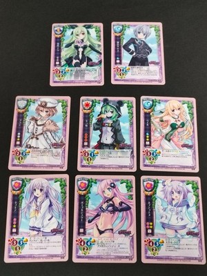 8 cards Hyperdimension Neptunia mk2 Purple Heart Vert Chika Card Japanese eb165