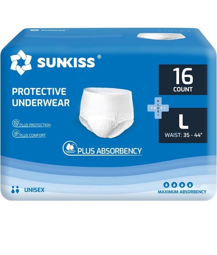 Inkontinenz Hose Pants Erwachsene, Windelhosen, Windeln, Saugtuch, L 64 Stück