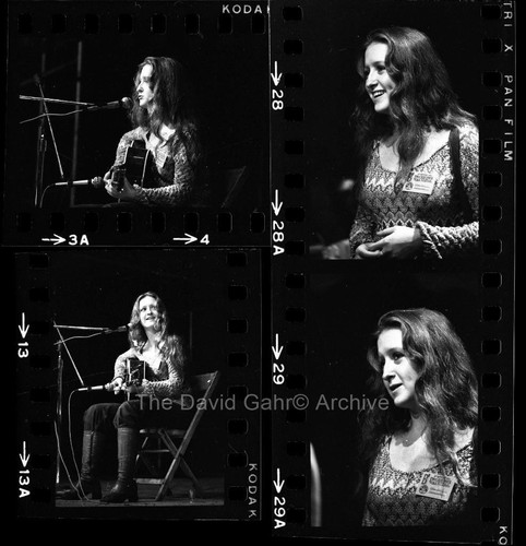 '71 Bonnie Raitt Philadelphia Folk Fest Soul Blues Gahr 35mm 4 Negative Lot A532