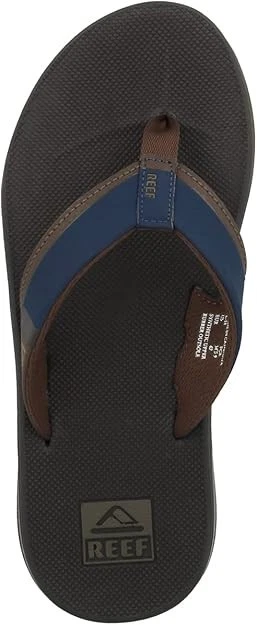 Reef Fanning Low - Navy Brown - Mens Size 12