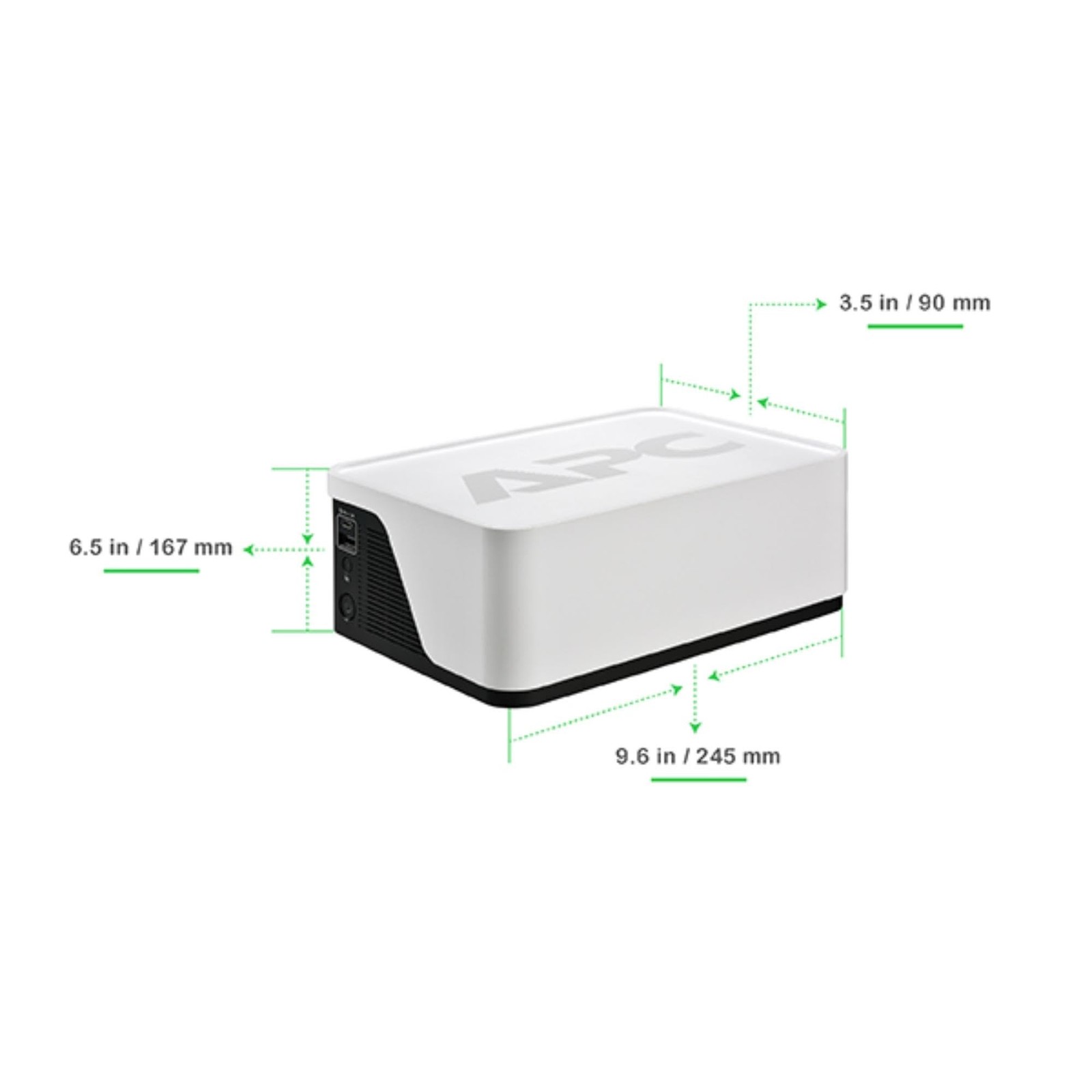 Back-UPS BE500G3 Battery Backup System 6 Outlets 500 VA 490 J