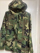 Parka militare americano ECWCS Gore Tex clima freddo piccolo mimetico bosco regolare