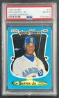 KEN GRIFFEY JR. PSA 8 1990 FLEER #16 AWARD WINNERS MARINERS *CRACKED* 4503