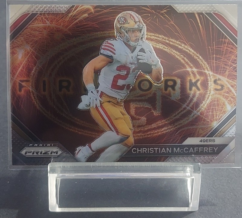 2023 Panini Prizm - Fireworks Christian McCaffrey #F-12
