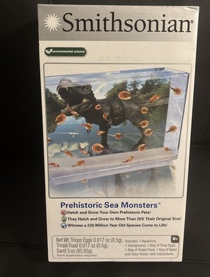 Smithsonian Prehistoric Semonsters Aquarium Triops Eggs Food New NIP Sealed