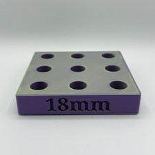 18mm 9 Piece Slot Display Stand For Water Pipe Bong Hookah Slides Stand Only 