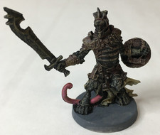 DnD / Pathfinder Hand Painted Figure - Ratfolk Fighter - Rat Folk Dungeons 