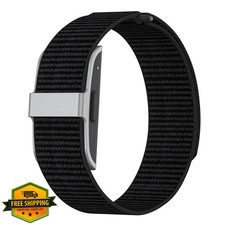 Hume Band Strap Replacement Black Soft Nylon Loop Wristband