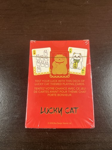 Lucky Cat Playing Cards - Picture 2 of 3