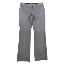 Express Editor Dress Pants Womens 10R Gray Polyester Rayon Barely Boot Office