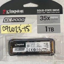 Kingston KC2000 1TB NVMe 80mm Solid State Drive - Open Box