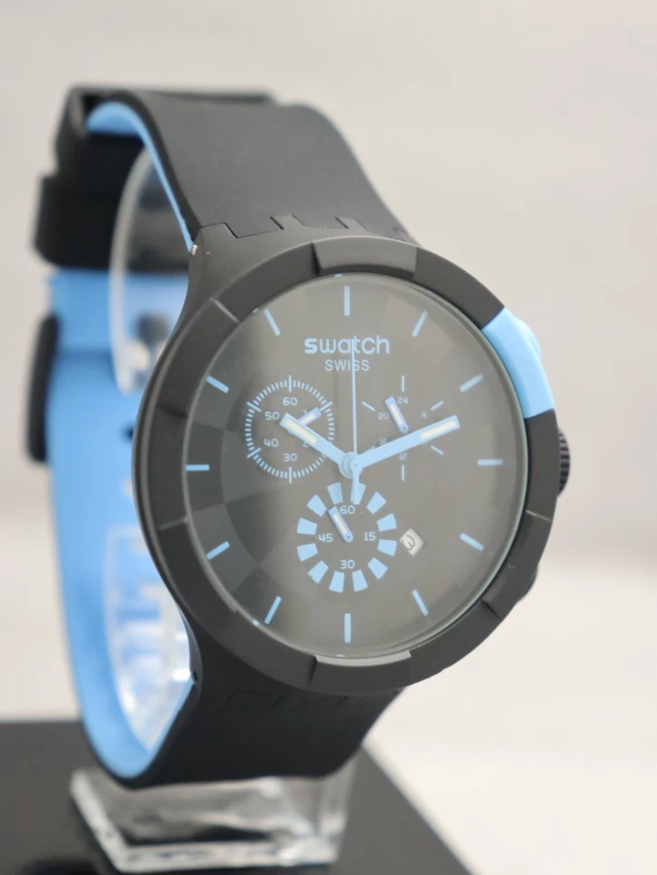 Reloj Hombre SWATCH Swiss Big Bold Checkpoint Azul. Foto 3 de 4