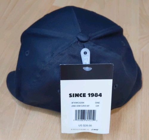 NWT Reef Hat Jones Semi Curve Cap Dark Navy One Size Fits Most OSFM Embroidered - Picture 4 of 6
