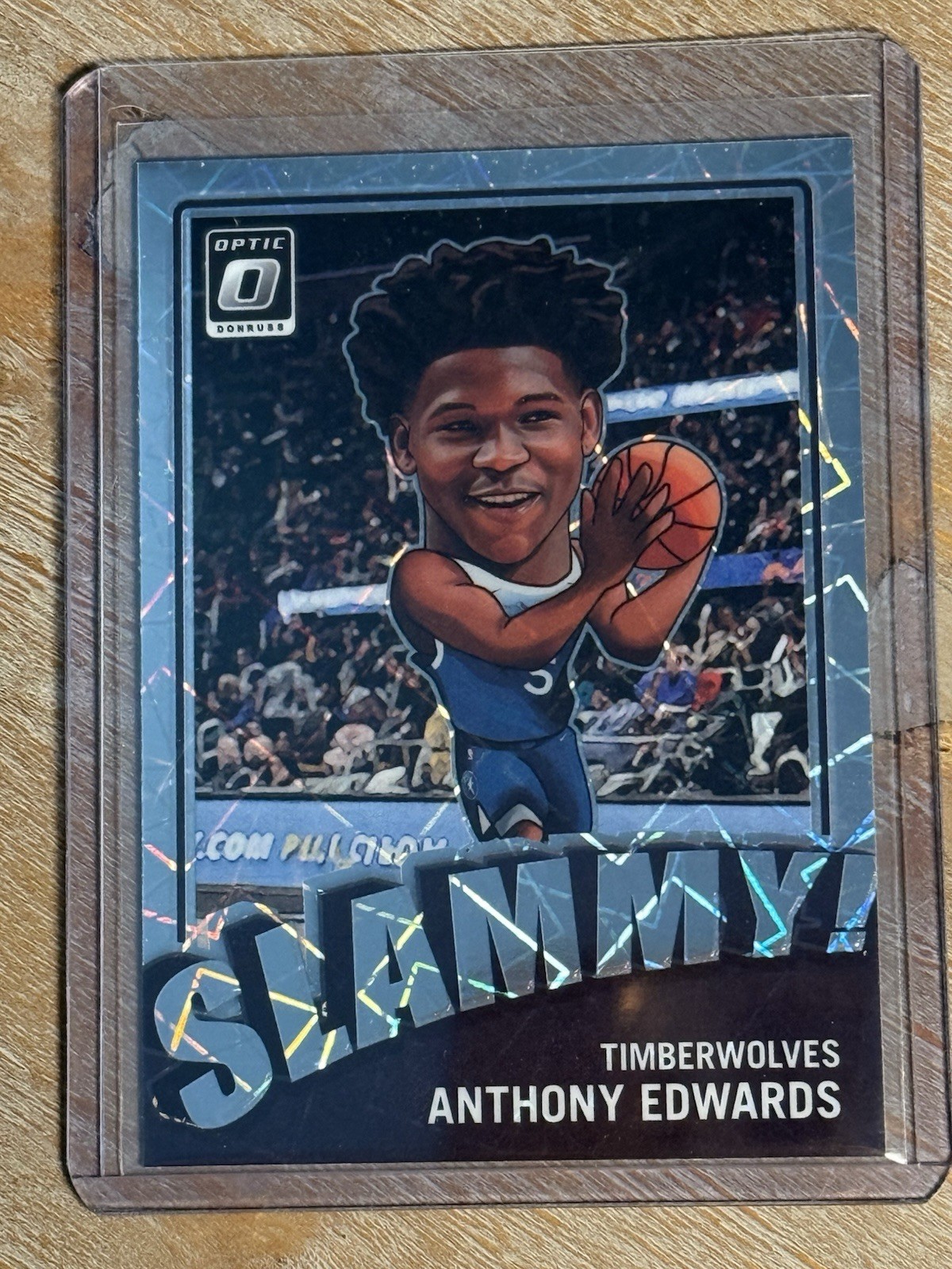 2023-2024 Panini Donruss Optic Anthony Edwards Slammy! Case Hit SSP