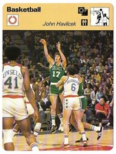 1979 Italian Basketball John Havlicek Sportscaster Card Celtics HOF 03 005 10-18
