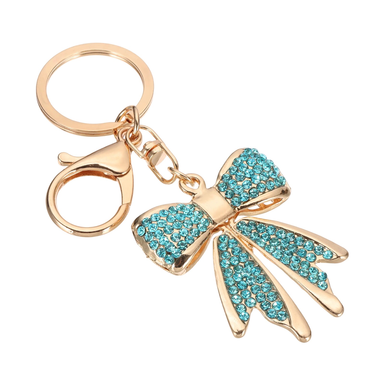 Stylish Rhinestone Bow Keychain for Bags
