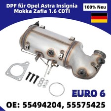 zurück DPF fü Opel Astra Insignia Mokka Zafia 1.6CDTI 55506840 55494204 55575425