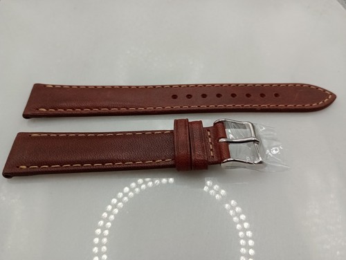 New Geckota 18mm Genuine Horween Premium Genuine Leather Brown Watch Strap 6A459 - 第 6/24 張圖片