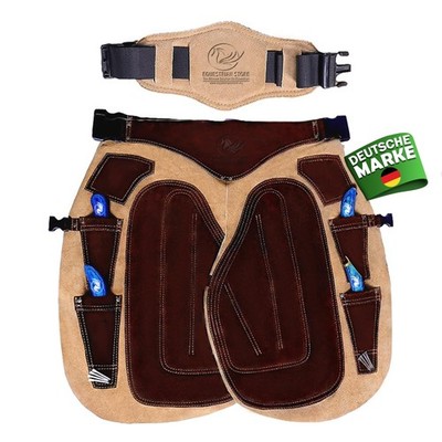Hufschmied-Chaps-Leder Schürze-Schmiedeschürze-Hufpfleger Schürze 59cm /23inches