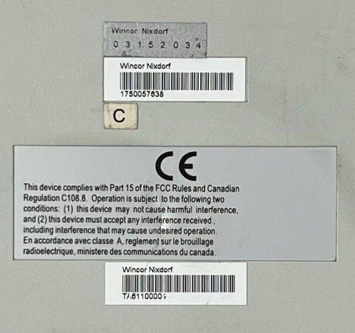 Wincor Nixdorf Keyboard TA61 1750057638 TA61100004. - Afbeelding 7 van 7