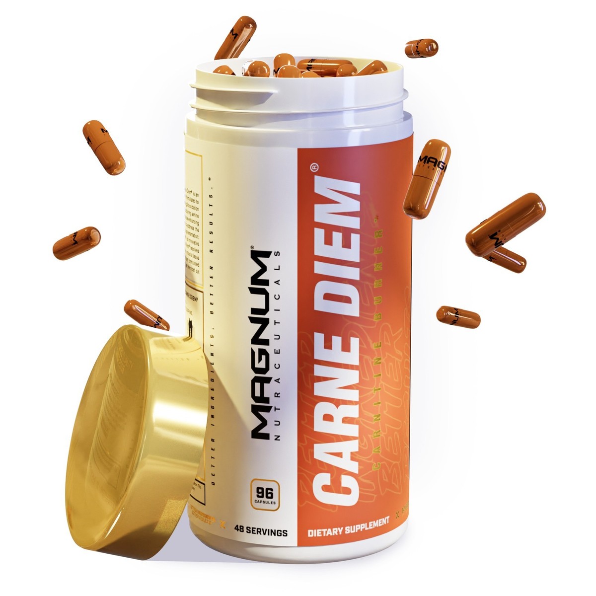 Magnum Nutraceuticals Carne Diem L-Carnitine Weight Loss Supplement 96 Caps