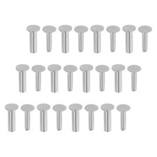 14 Pairs Knife Handle Pins Cutlery Rivets Cutter Wood Grip Screws Attachment