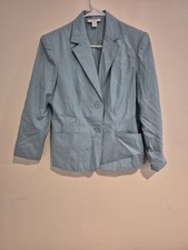 Dress barn light blue woman's blazer