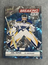 2024-25 Upper Deck NHL Series 1 Breaking News #BN-24 Joel Hofer