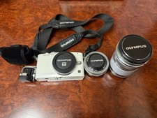 Excellent OLYMPUS PEN Lite E-PL6 White Zoom