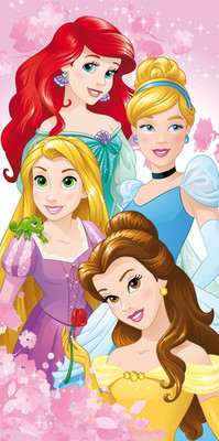 Disney Princess Badetuch Strandtuch Duschtuch 70x140cm 100% Baumwolle
